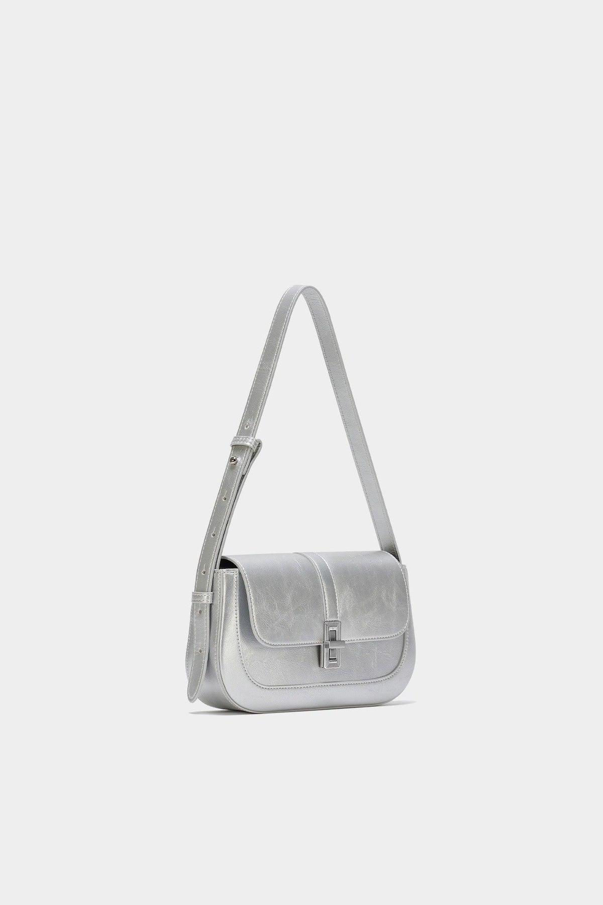 アトリエ・クラシック バゲット S ショルダーバッグ Silver