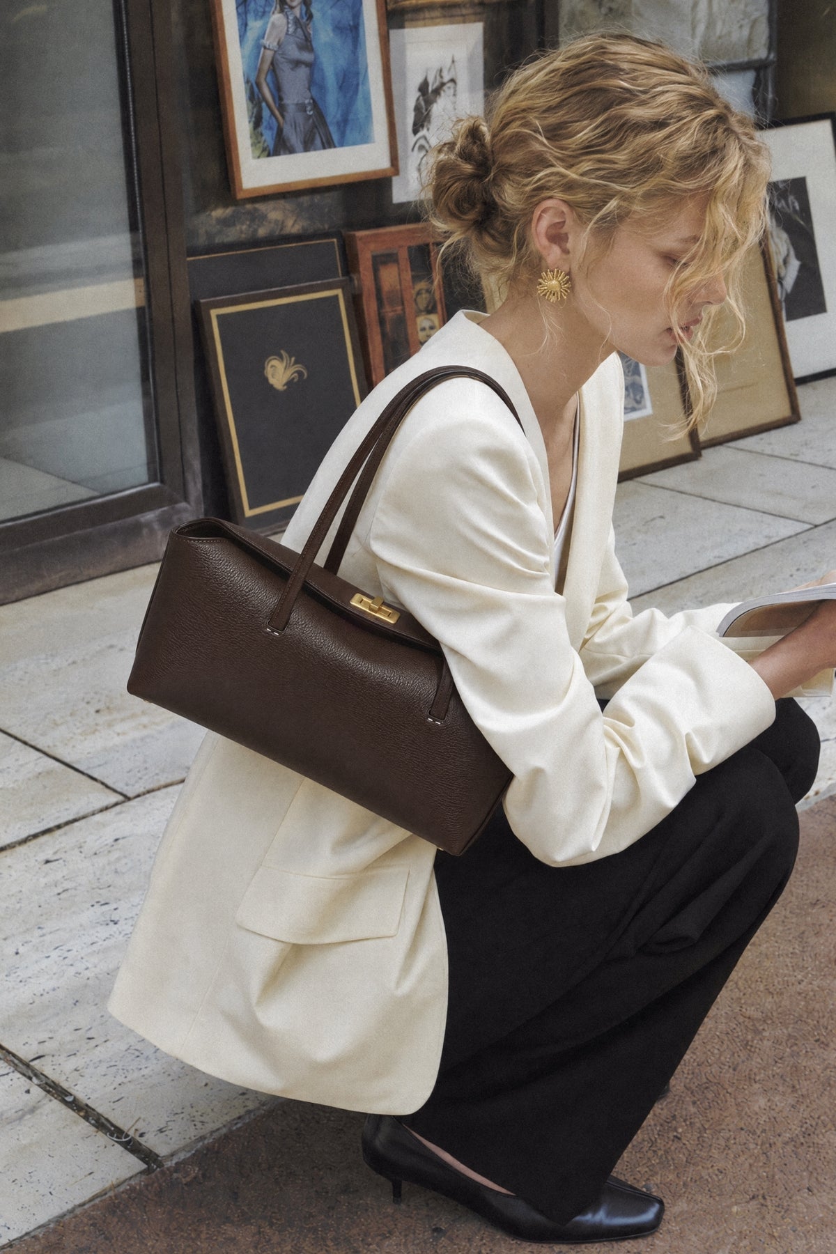 フィレンツェ マレン S ショルダーバッグ Walnut